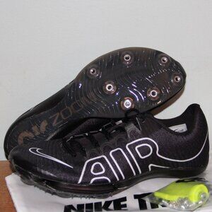 Nike Air Zoom Maxfly More Uptempo Track Spikes Mens 6 Womens 7.5 Black